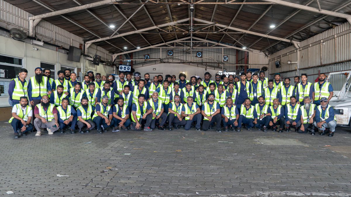 MACLmedia's tweet photo. On this Labour Day, MACL Executive Committee & Ramp Senior Management joined airside ground handling staff for a full work shift — a gesture of respect and solidarity with those who keep our airport moving every day. #LabourDay #MACL https://t.co/bfJUdu3J79