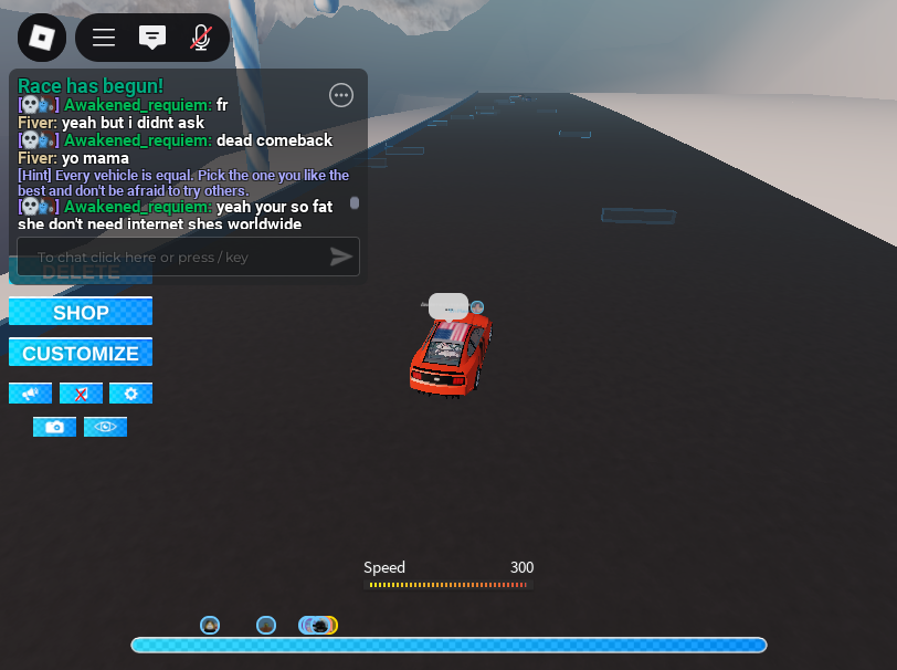 yourlocalweeb99's tweet photo. what a nice way to be banned on #roblox I just finish this person's joke and for context before in the screenshot I had asked why he was being toxic @SharkBloxYT  @Chaseroony  idk if this'll reach either of ya but yeah lovely report system #roblox. https://t.co/eBz9ZtDYi2