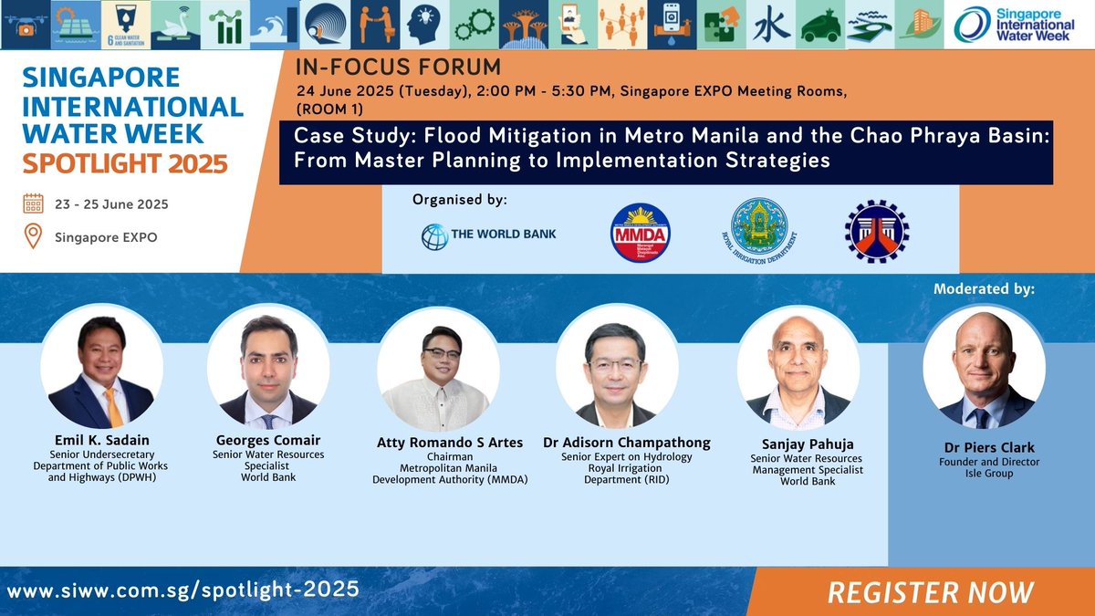 🌟𝐂𝐚𝐬𝐞 𝐒𝐭𝐮𝐝𝐲 𝐢𝐧 𝐭𝐡𝐞 𝐒𝐩𝐨𝐭𝐥𝐢𝐠𝐡𝐭!🌟
 
We’re back with another of the [8] case studies to be presented at the In-Focus Forum during SIWW Spotlight 2025! 🔎💧
 
🗓️ Tuesday, 24 June 2025
🕘 2:00 PM – 5:30 PM
🔗 Learn more: lnkd.in/gvkf-jRc