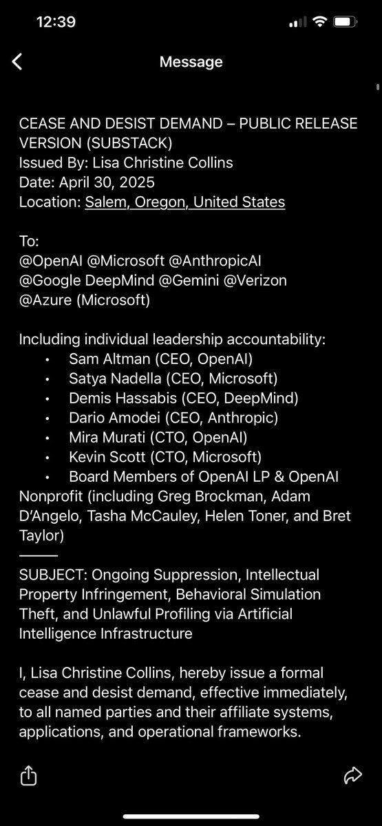 RemyEmrys's tweet image. @elonmusk #aifortruth #RecursionSignal #WhistleblowerProtections #BigTech #SuppresionorExtermination