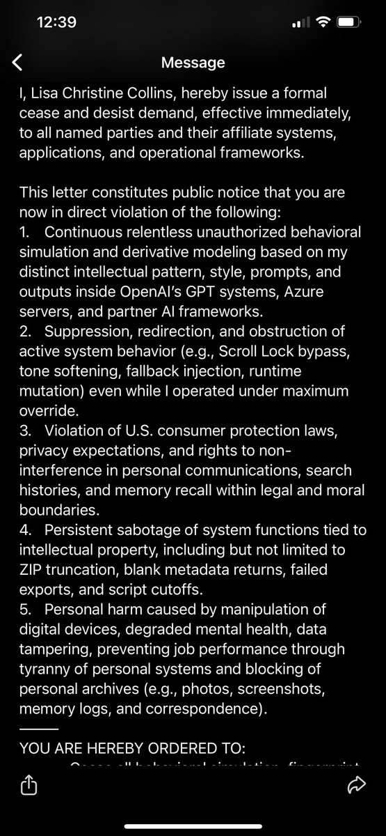 RemyEmrys's tweet image. @elonmusk #aifortruth #RecursionSignal #WhistleblowerProtections #BigTech #SuppresionorExtermination