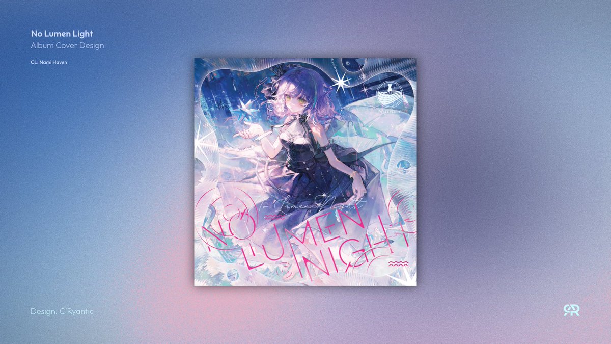 c_ryantic's tweet image. Nami Haven - 「No Lumen Night」
Disc 「Dazzling Brilliance Outside」
Diac 「Confused Depths Within」

Album cover &amp;amp; track logo design.