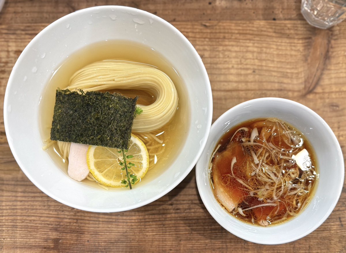 3931WORKS.（一ノ割）: 昆布水つけ麺 醤油 大盛。話題の新店！パツッとした麺が◎美味しかったです！！