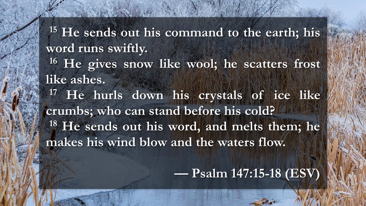 What people see as caused by impersonal forces of nature is actually the creation’s response to God’s commands.

“Natural laws” are manifestations of the supernatural act of God through Christ “sustaining all things by his powerful word” (Heb 1:3 NIV).

Every moment is a miracle.