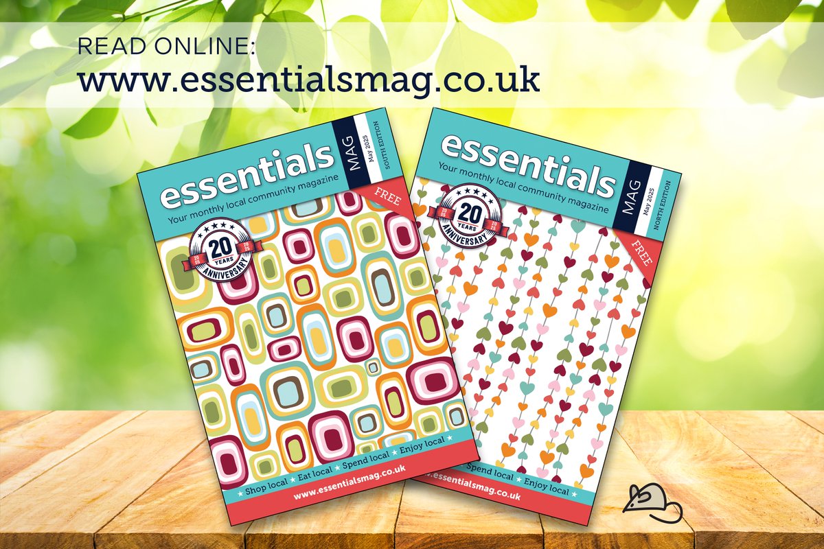 EssentialsMAG1's tweet image. The May editions of EssentialsMAG are out now - and also available to read online! They are full of local stories, events, businesses and community news.
Read online at: essentialsmag.co.uk

#EssentialsMAG #Wrexham #Cheshire #CommunityMagazine #LocalBusiness #SupportLocal