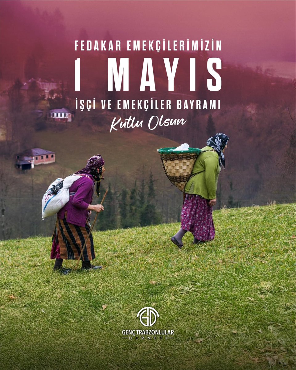 Fedakar emekçilerimizin #1Mayıs İşçi ve Emekçiler Bayramı Kutlu Olsun! ✨

#GençTrabzonlularDerneği