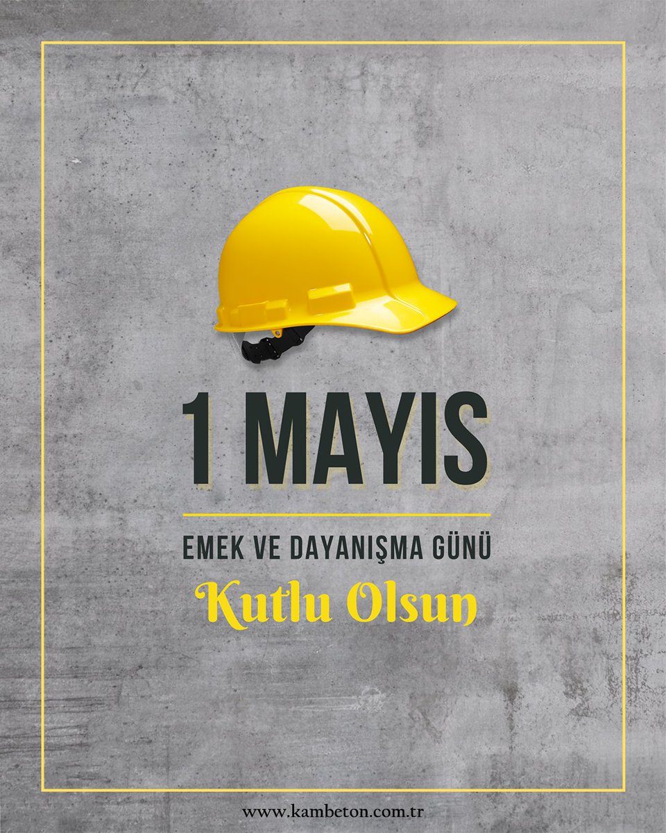 İnsana ve emeğe değer veren bir anlayışla, emekçilerin alın terine duyduğumuz saygıyla 1 Mayıs Emek ve Dayanışma Günü’nü kutluyoruz.