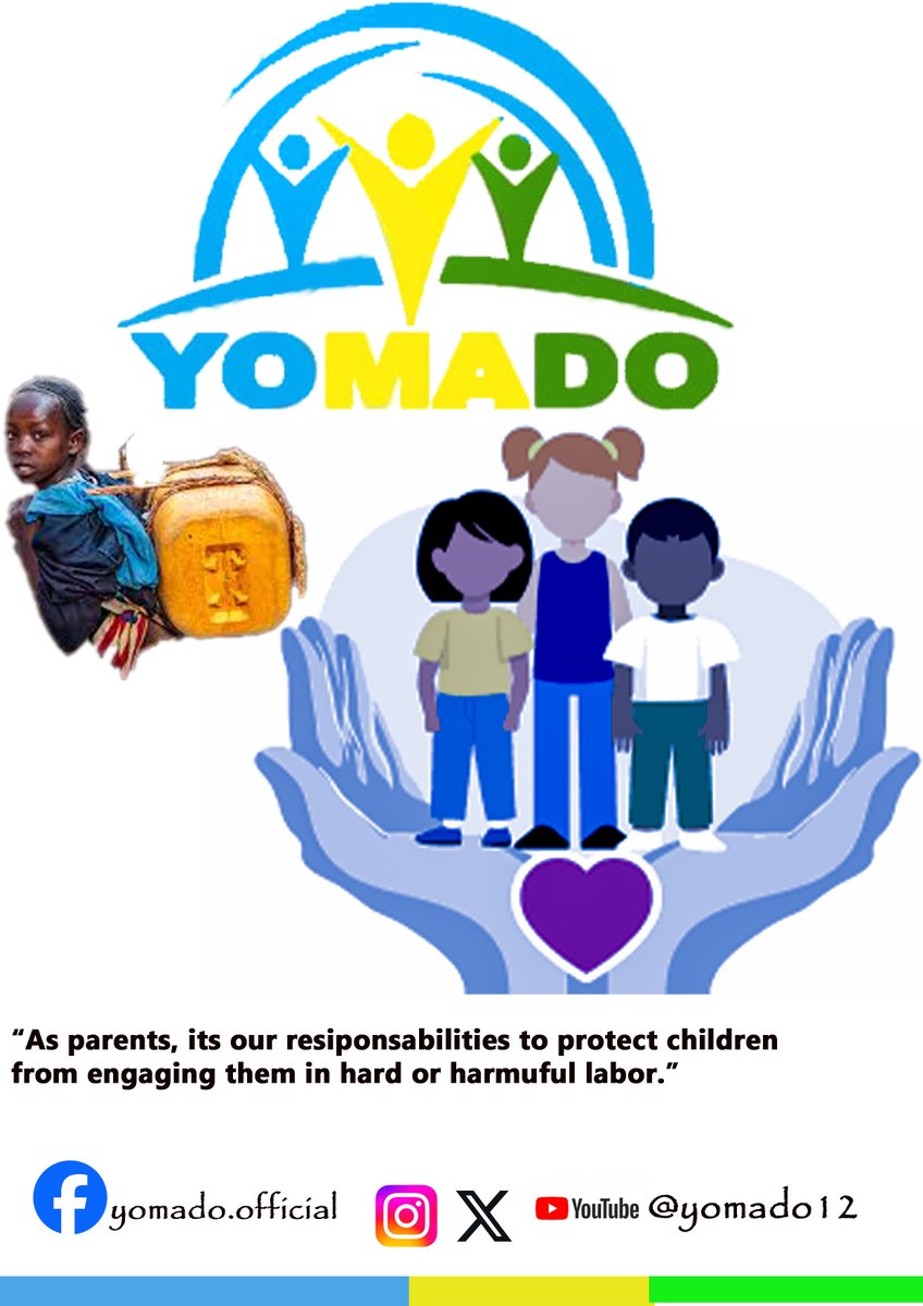 Happy Labour Day!@YOMADO12  understands that investing in our children through age-appropriate responsibilities and unwavering protection against abuse will build a future workforce characterized by integrity and pride. Let's commit to raising a generation that works with dignity