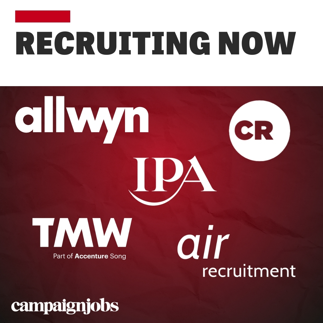 📣 New jobs this week 📣 

✅ Client Services Lead - <a href="/allwynuk/">allwynuk</a> 
✅ Head of Live Experiences - TMW
✅ Senior Graphic Designer - <a href="/The_IPA/">Institute of Practitioners in Advertising (IPA)</a> 
✅ Digital Producer - air-recruitment.com

All jobs here: campaignlive.co.uk/jobs/all/