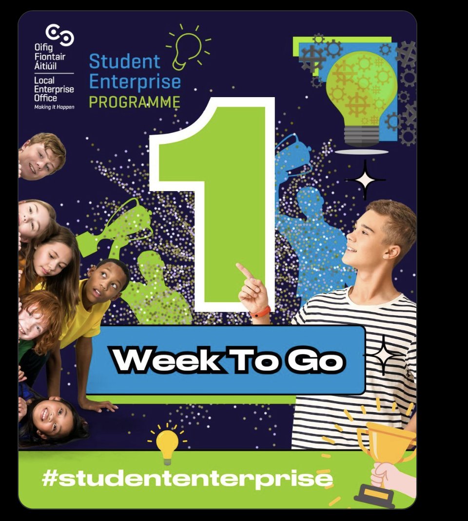 It's getting soooo close! Just ONE week to go before the #StudentEnterprise National Finals! 🎉📷   Are you ready? #LetsGo 📷#MakingItHappen
@loc_enterprise
@entirl.  <a href="/leo_limerick/">Local Enterprise Office Limerick</a> <a href="/WhizzkidsIT/">Whizzkids.ieTraining</a>
