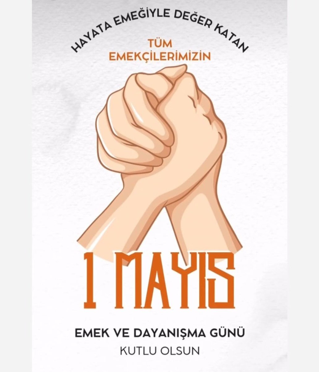 #1MayısEmekveDayanışmaGünü kutlu olsun.
Dünya emek verenlerle anlam kazanıyor.