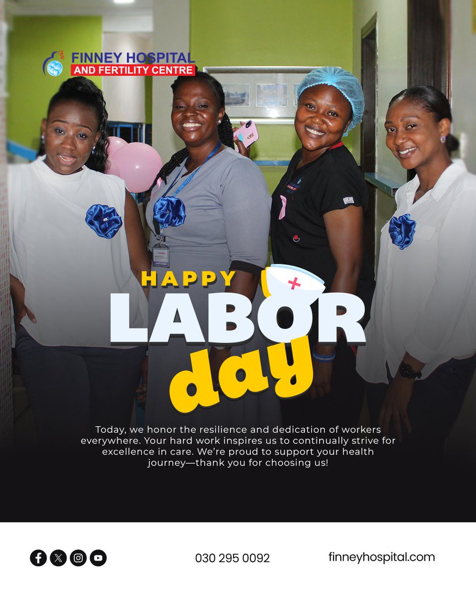 Happy Labour Day from all of us at Finney Hospital! Today, we honor the resilience and dedication of workers everywhere. Your hard work inspires us to continually strive for excellence in care. We’re proud to support your health journey—thank you for choosing us!👮👩‍🔧👷‍♂️👨‍🚀👩‍⚖️👩‍🏫
