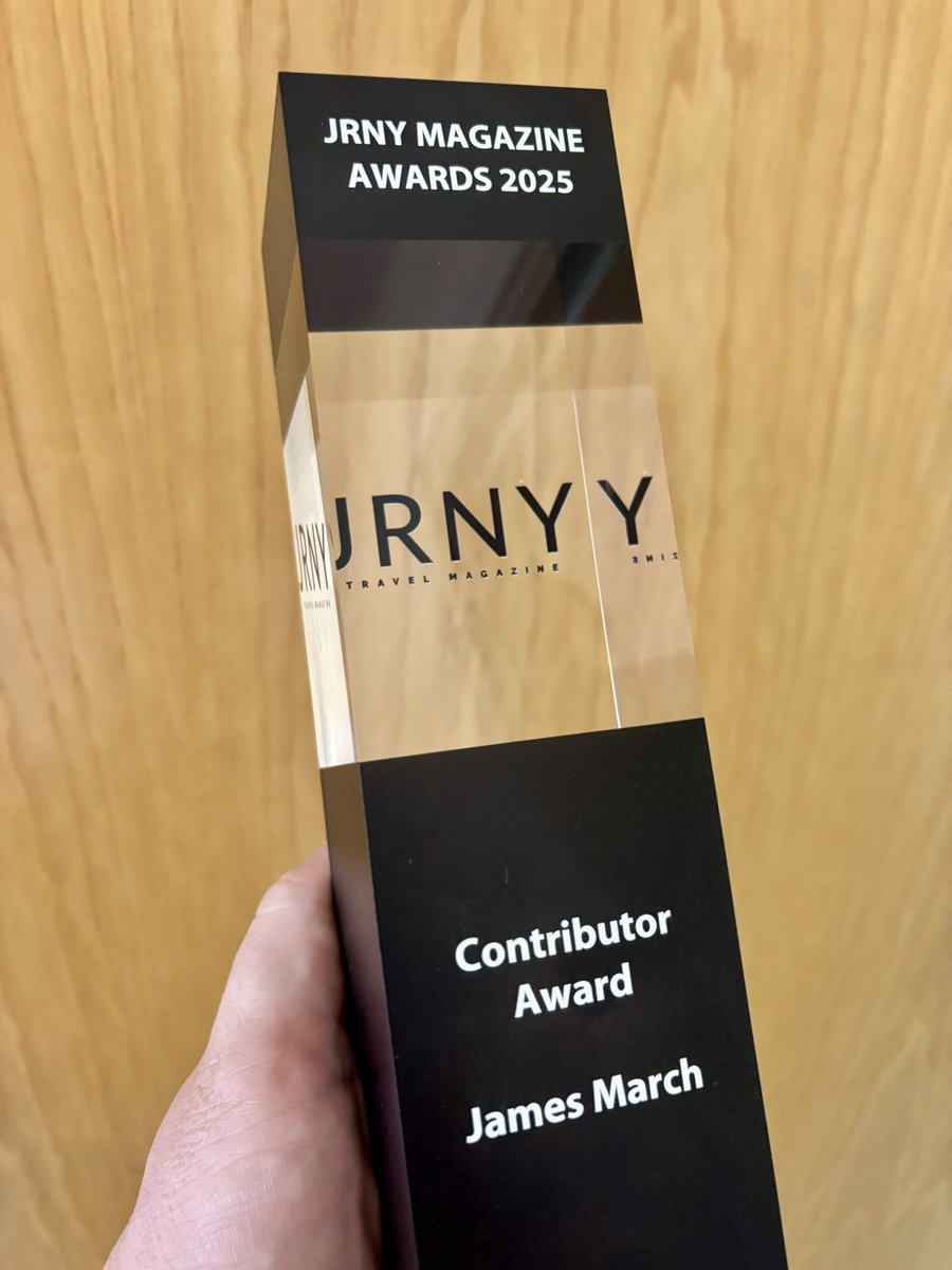 This was a lovely surprise on Tuesday night! 🥇

Many thanks @jrnymag - here’s to another 10 issues 🍾