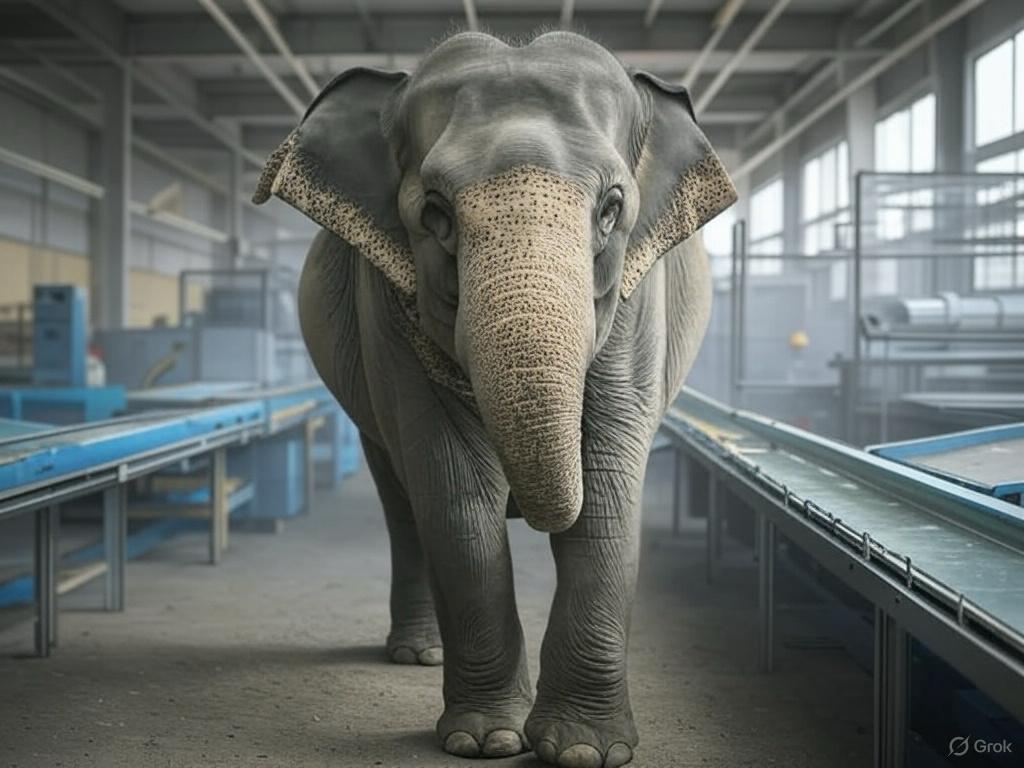 Everyone’s talking about “Make in India.”

But no one’s talking about the elephant in the factory:

We don’t have enough skilled talent to actually make it work.