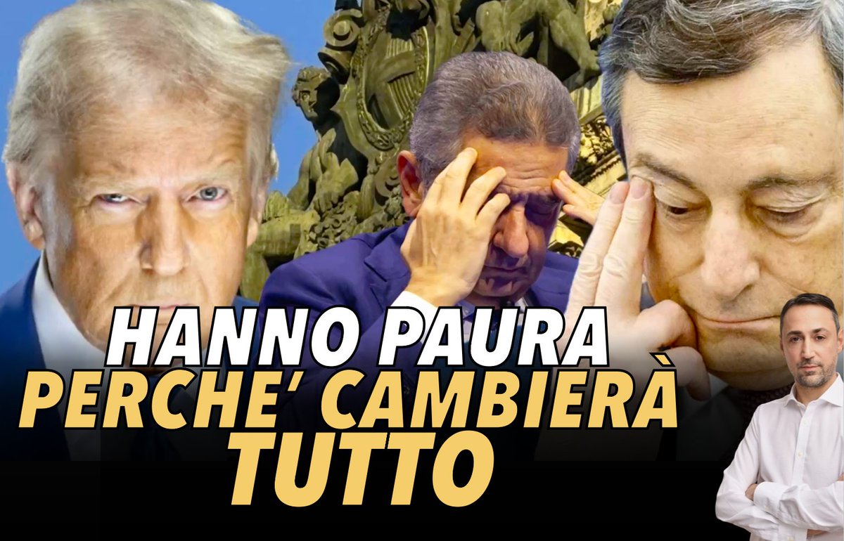 Lo AMMETTONO: Hanno una PAURA FOTTUTA di fuga dei CAPITALI DALL' UE dopo la GRANDE SVOLTA degli USA

qui il video approfondimento

youtube.com/watch?v=LVAmF6…