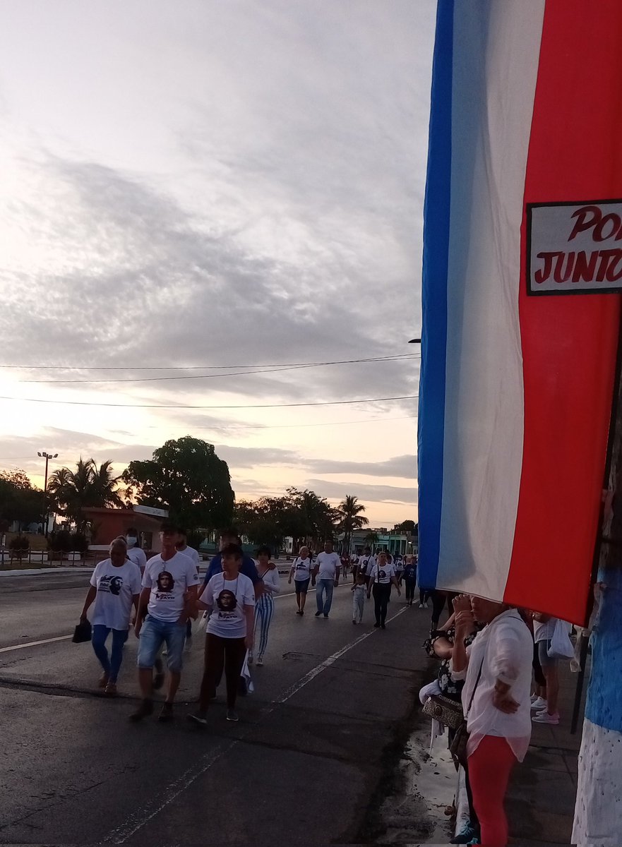 Así amanece en #Matanzas lista para desfilar este #1Mayo #PorCubaJuntoCreamos