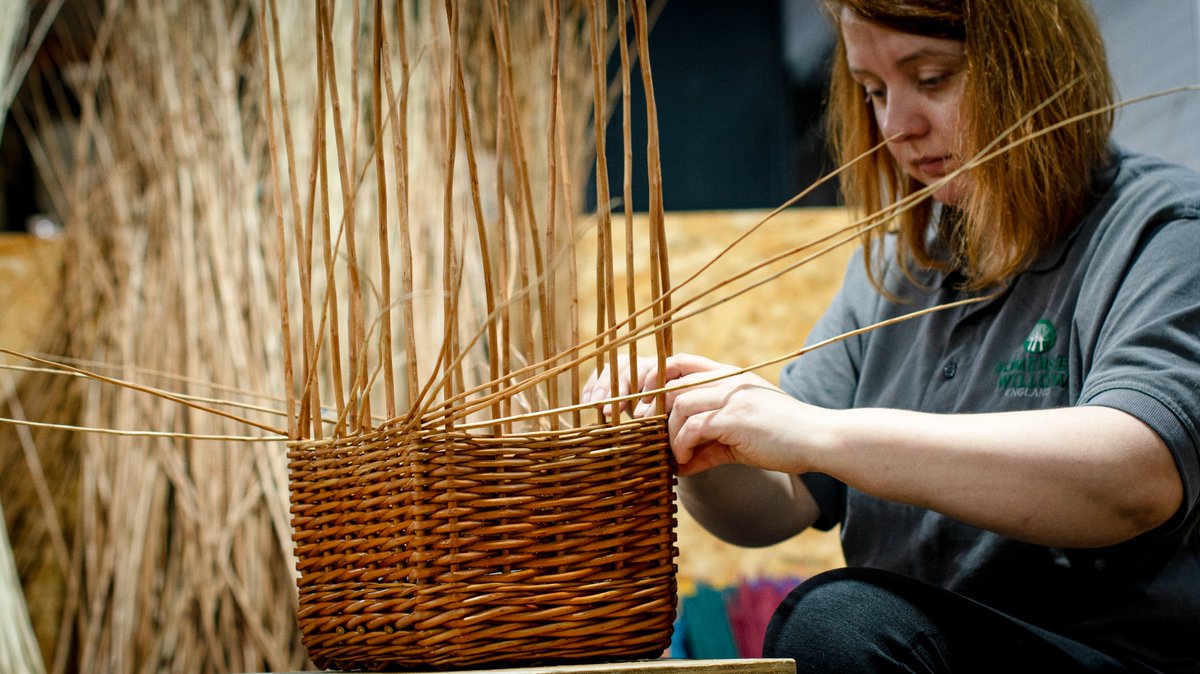 "I’ve been working here for about three years, and I’m now training in bespoke basketmaking. It’s really rewarding to see how the skills I’ve developed over the years come together in the baskets I create.”