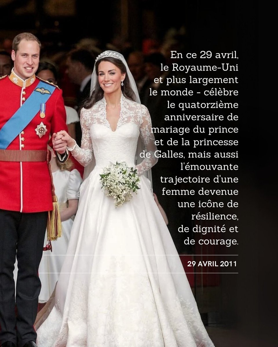 Durant la 1ère décennie de son mariage, un attribut de "perfection" a marqué l'image de Kate.

Puis la "perfection" a muté en authentique force. Que l'avenir couvre de dons ce couple, qui ne cesse de se donner au monde ! instagram.com/p/DJBT3nDSbm6/…