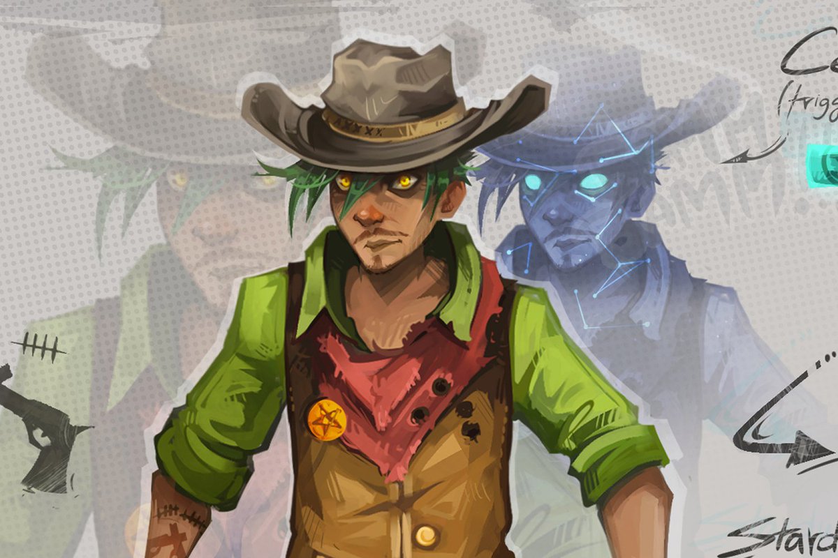 AdamScythe's tweet photo. Celestial Gunslinger - Character Concept Art

#art #characterdesign #digitalartist #noai #characterart #characterconcept #conceptart #stylizedart #charactersheet #cowboy #celestial https://t.co/9uFKyz9A5n