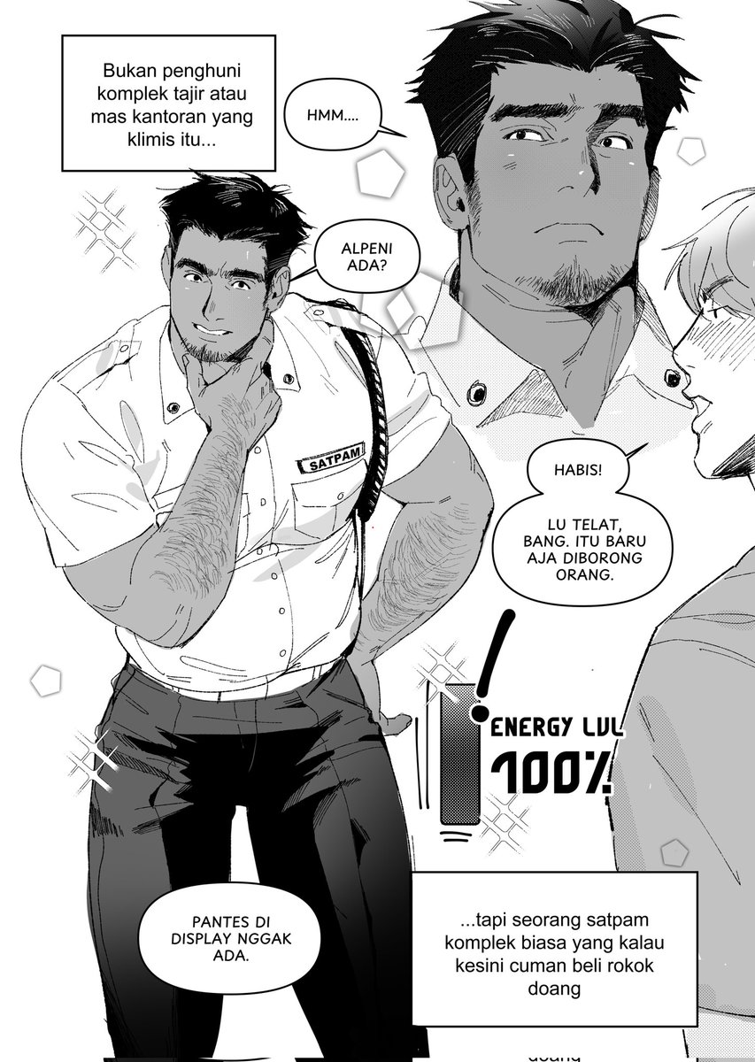 Naksir sama orang yang lebih perfect dari kita? Mungkin udah biasa... Tapi pernah gak klean naksir sama seorang satpam komplek yang agak kurang duit? 🤔

"Bolehkah Aku Mencinta?" Sebuah komik untuk #cfxx 

(1/6)