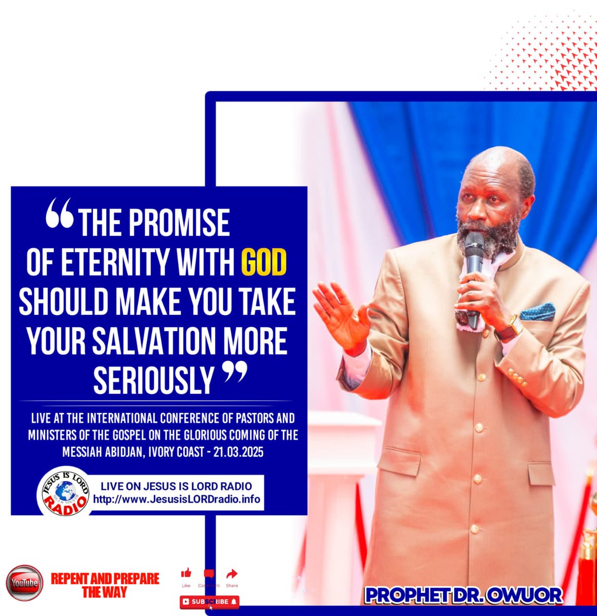 daudu_b's tweet photo. ETERNITY IS REAL, THE QUESTION IS, WHERE WILL YOU SPEND ETERNITY? TAKE YOUR SALVATION MORE SERIOUSLY! 

#AwesomeOutpour https://t.co/j7kTPCDQCQ