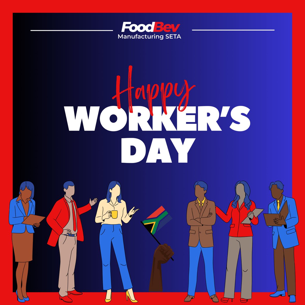 Happy Worker’s Day from FoodBev SETA! ✨🎉

Today, we celebrate all the hardworking, passionate South Africans who keep the food and beverage industry thriving every day. Your dedication, creativity, and resilience inspire us all! 🌟🍽️🥂

#WorkersDay #FoodBevSETA