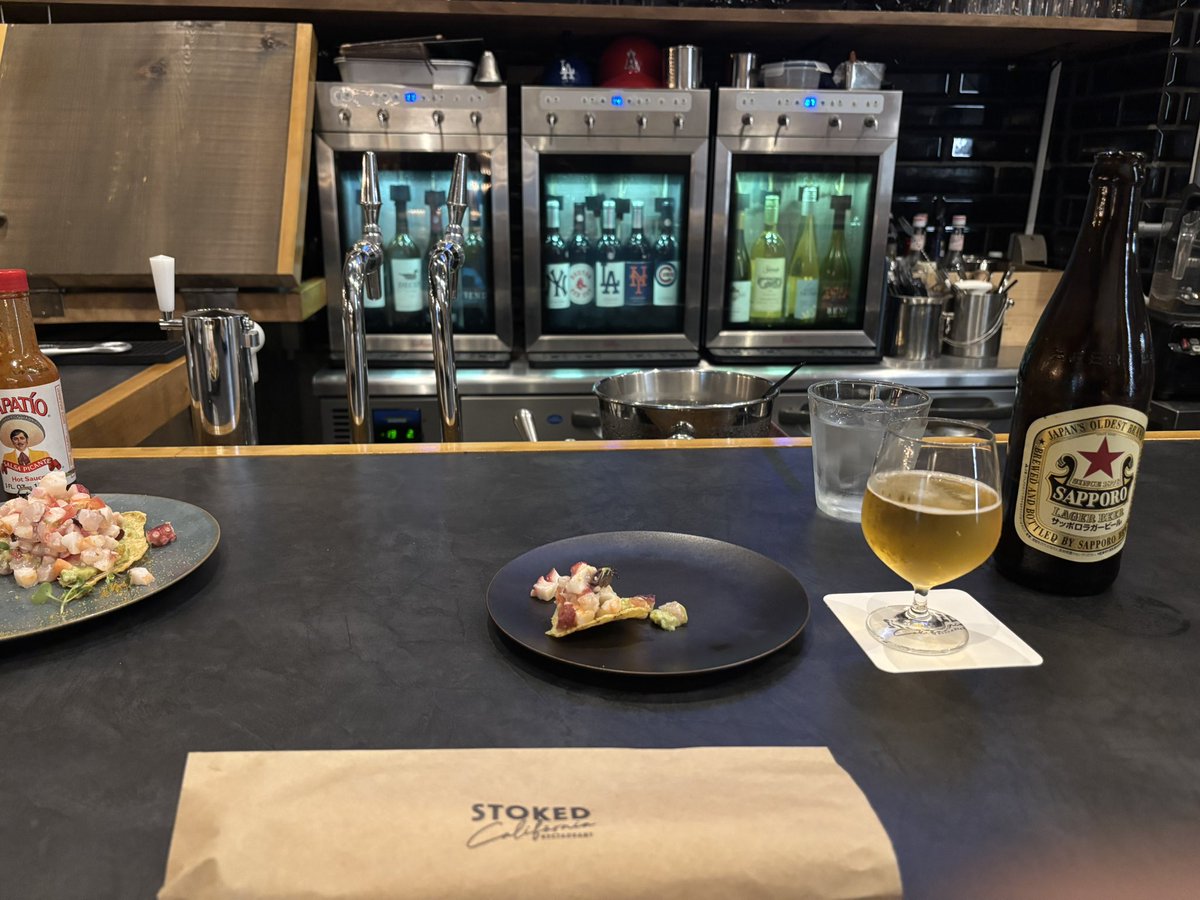 yamokke911's tweet image. ゴールデンウィーク中日で、少し暇なので家族で近所カリフォルニア料理の店に。赤星から。笑
#stoked