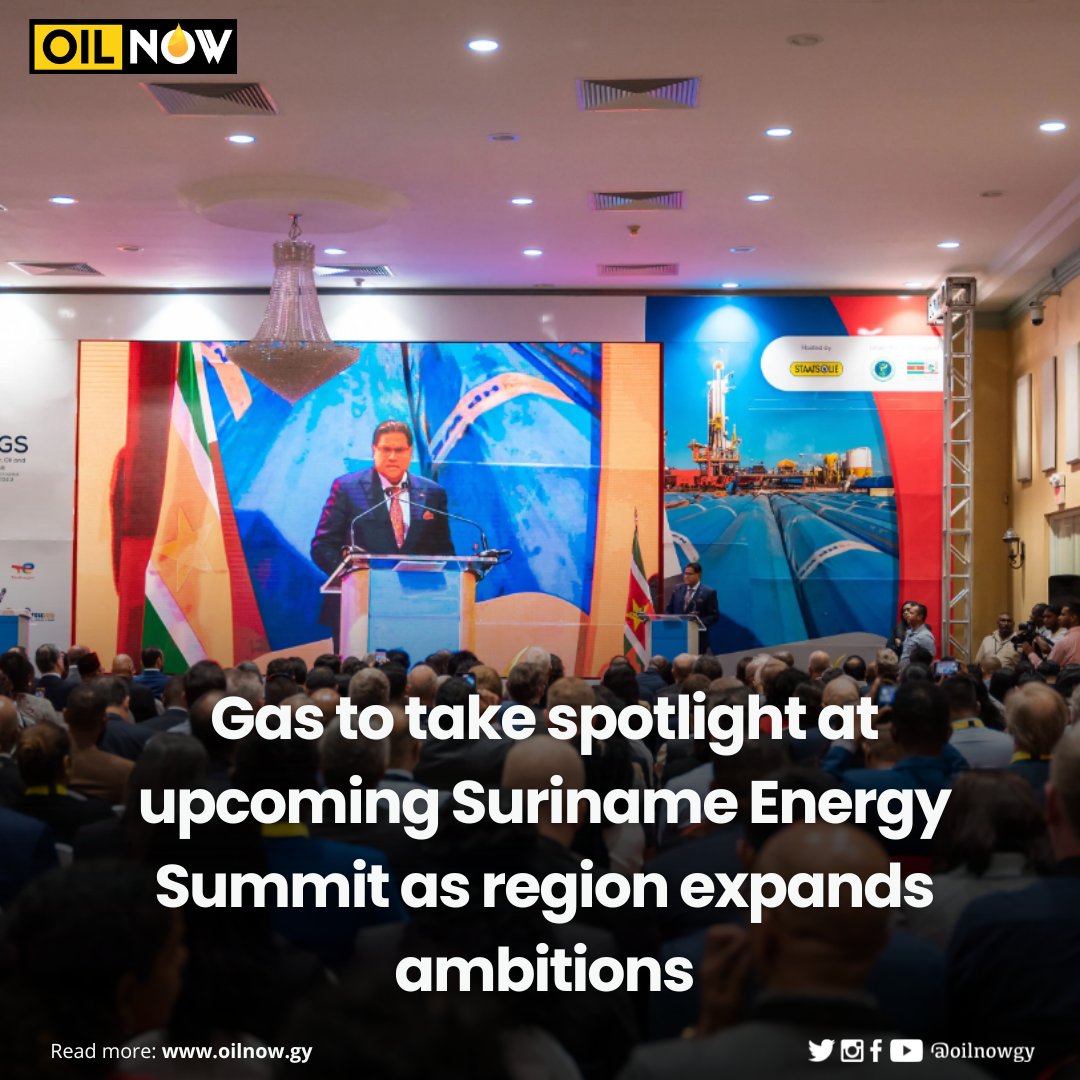 oilnowgy's tweet photo. The executive summit explores gas options for emerging supply provinces, with discussions highlighting global momentum and consensus behind gas and LNG as reliable, lower-emission energy solutions.
READ MORE HERE: https://t.co/llOYZIbXm5
#suriname #gas #seogs https://t.co/9aHPpcwTM8