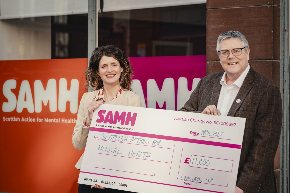 SAMH (@samhtweets) on Twitter photo Make a Will Month raises over £11,000!🎉✍️
Last October, <a href="/lindsaysnews/">Lindsays Solicitors</a> encouraged donations to SAMH instead of charging fees for Wills.
Thank you to everyone for supporting this initiative through their planning and donations 🧡 Make a Will Month raises over £11,000!🎉✍️
Last October, <a href="/lindsaysnews/">Lindsays Solicitors</a> encouraged donations to SAMH instead of charging fees for Wills.
Thank you to everyone for supporting this initiative through their planning and donations 🧡