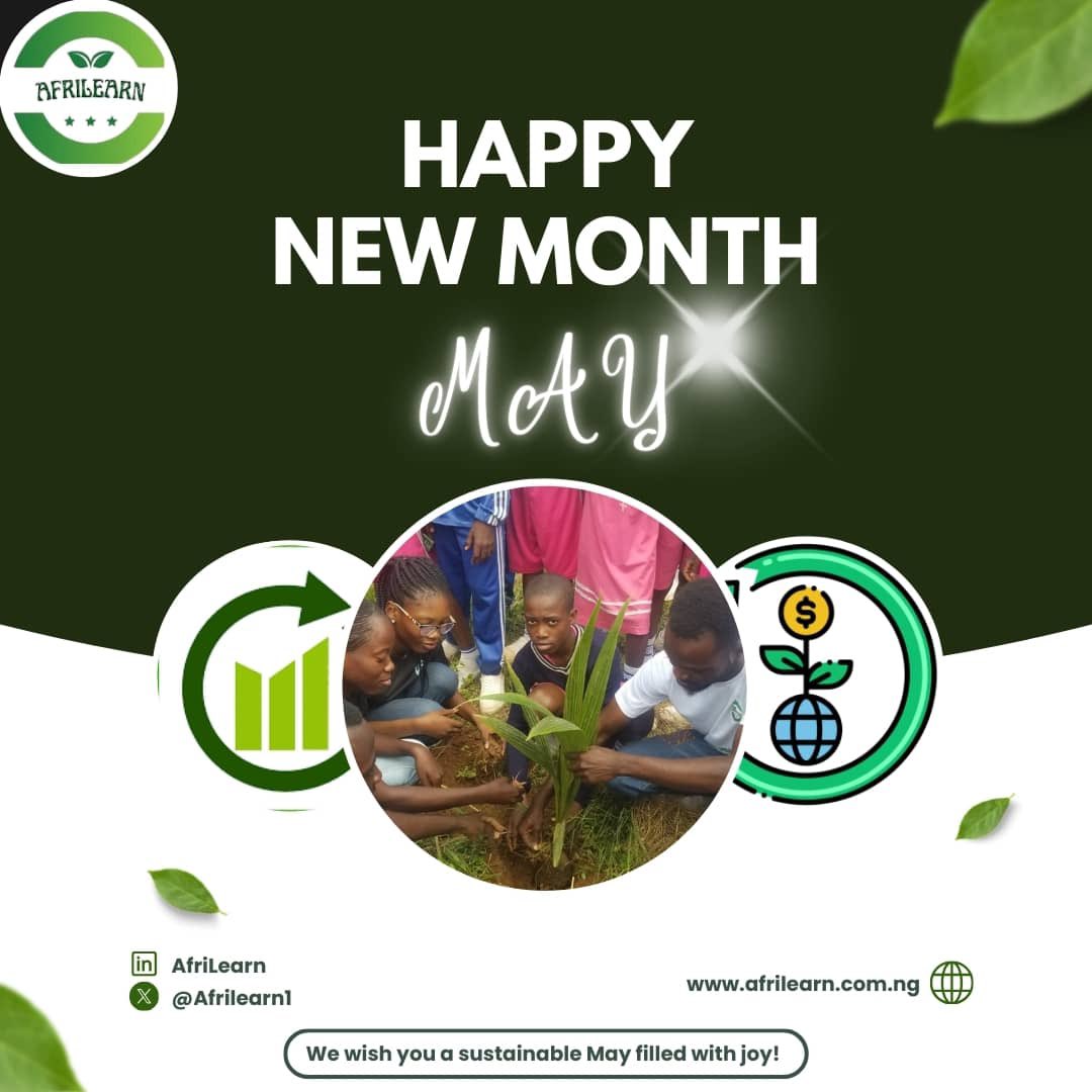 Each month gives another wonderful opportunity for growth, love and success.

We all at Afrilearn wish you a sustainable month filled with joy! 💚