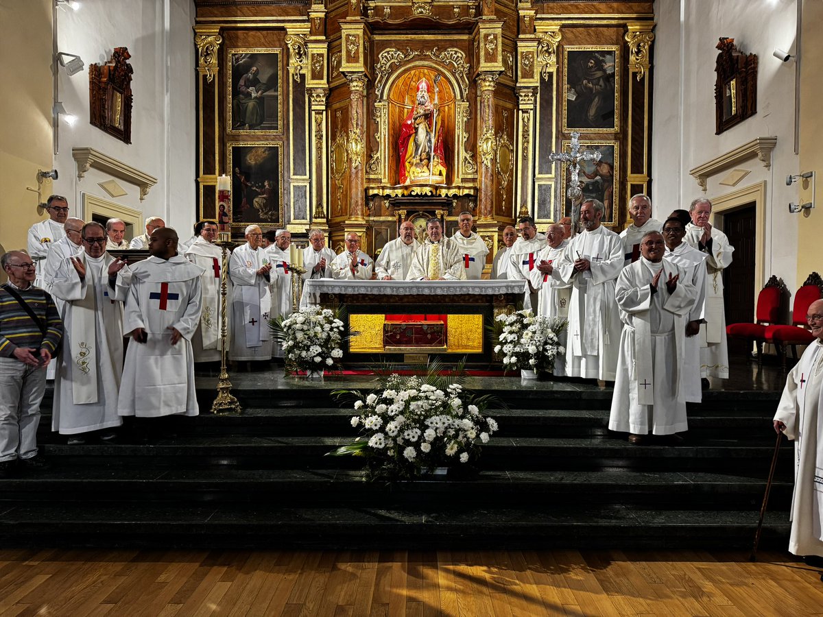 Los Religiosos Trinitarios peregrinan a Valladolid ante los restos de San Miguel de los Santos para conmemorar el IV centenario de su muerte
