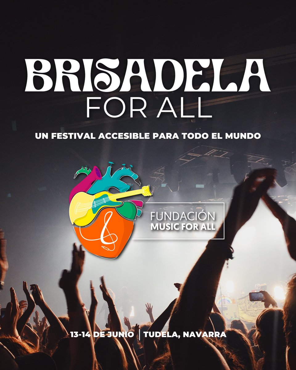 BrisadelaFest's tweet photo. 🍒 BRISADELA es un festival accesible gracias a @fundacionmusicforall ✨

Porque la música es para todas las personas, y en BRISADELA queremos que nadie se quede sin vivir esta experiencia única ✨
➡️ ¡Desliza para descubrir todas las medidas de accesibilidad que hemos preparado! https://t.co/d6dy4mXeHr