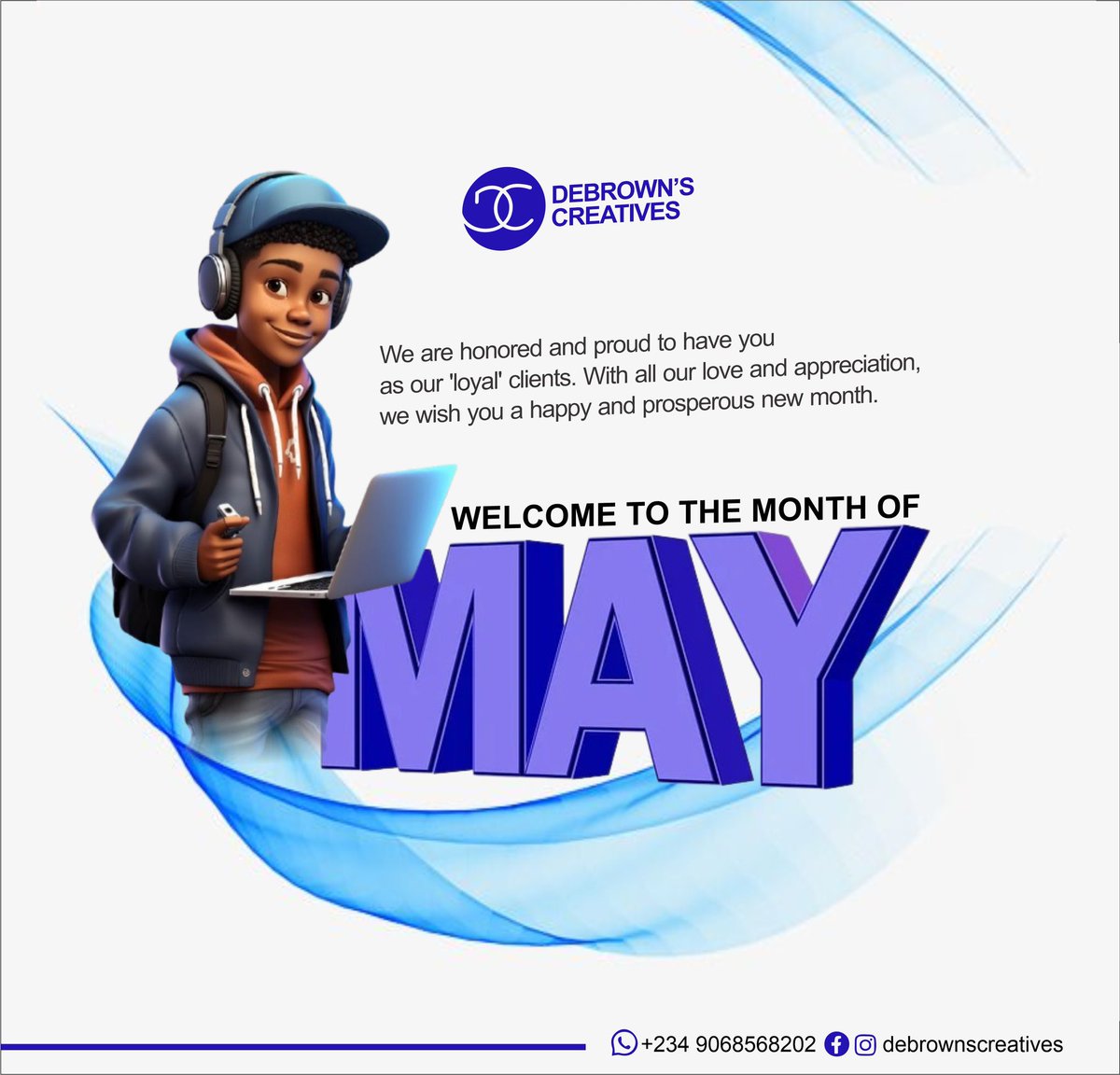 techbrown227's tweet photo. Happy new month to all our clients 
We love and celebrate you’ll😇 https://t.co/q2pQXJrTOJ