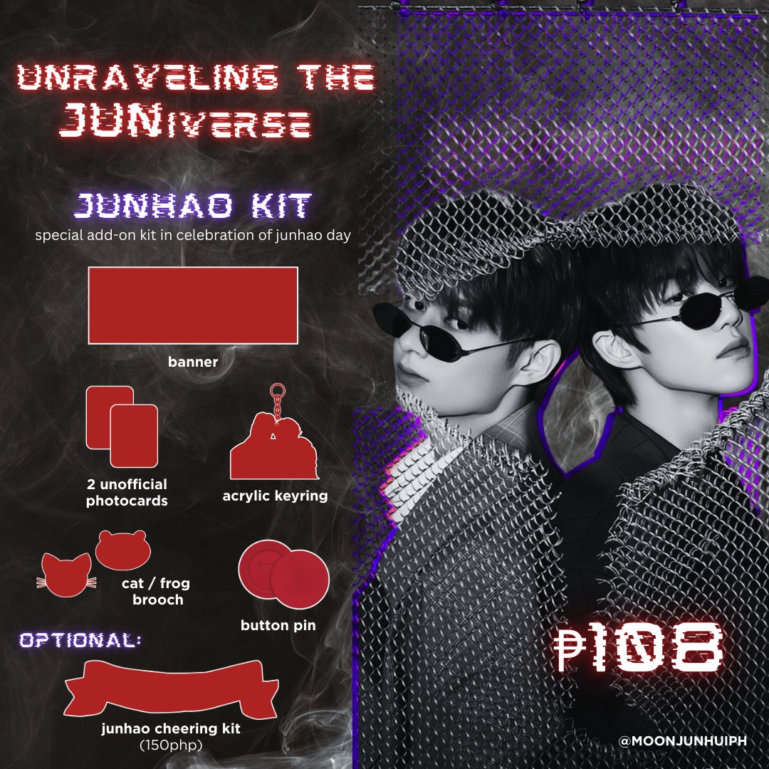 moonjunhuiph's tweet image. unraveling the JUNiverse | kit inclusions

A Birthday CSE for SEVENTEEN Jun

The info is now out! 📂 Check it here 🔗
tinyurl.com/2r856tvh

Join the case of Moon Junhui 🌙
Loyalty is required, fun is guaranteed.

📅 08 June 2025 | 2pm - 5pm 
📍 3M1 Cafe, Manila

Decode the…