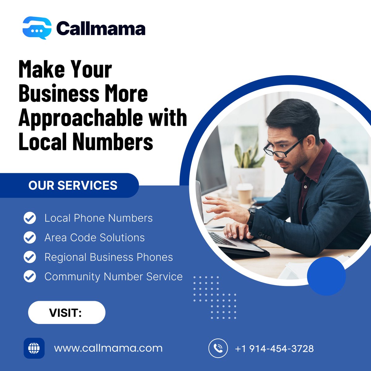 callmama_info's tweet image. Make your business more approachable with a local number. Boost trust, accessibility, and customer connections, encouraging more interactions and stronger relationships.

#CustomerTrust #LocalNumbers #BusinessGrowth #CustomerEngagement #BusinessSuccess #BrandTrust
