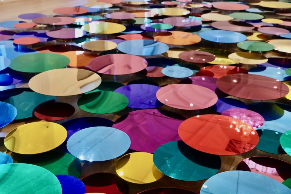 Artist <a href="/LizWestStudio/">Liz West</a> transforms Mercer Art Gallery into a kaleidoscope of colour, light and reflection. 

The immersive installation offers a luminous antidote to darkness, exploring joy, memory and emotional perception.

Read more: aestheticamagazine.com/a-kaleidoscopi…
