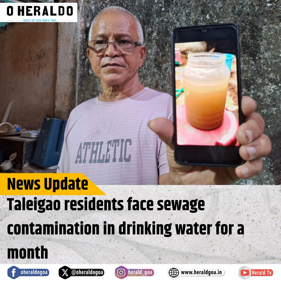 INCMinorityGoa's tweet photo. What is this @DrPramodPSawant ?
Food cost rising.
Travel cost rising.
Electricity cost rising.
Houses and lands being grabbed.
And now Goenkars can't even get proper water to drink.
#taleigao #goa #India #water #BJPFailsIndia #bjpfailsgoa
#LabourDay #LaborDay #LabourDay2025 https://t.co/IcMSiLkz0V
