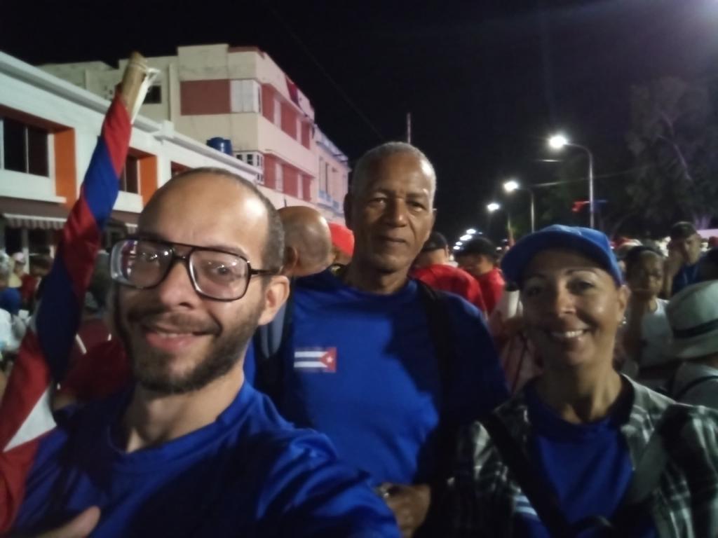 OSRICuba's tweet image. En marcha combativa #OSRICuba celebrando el Día Internacional de los Trabajadores. #PorCubaJuntoCreamos #MINCOM