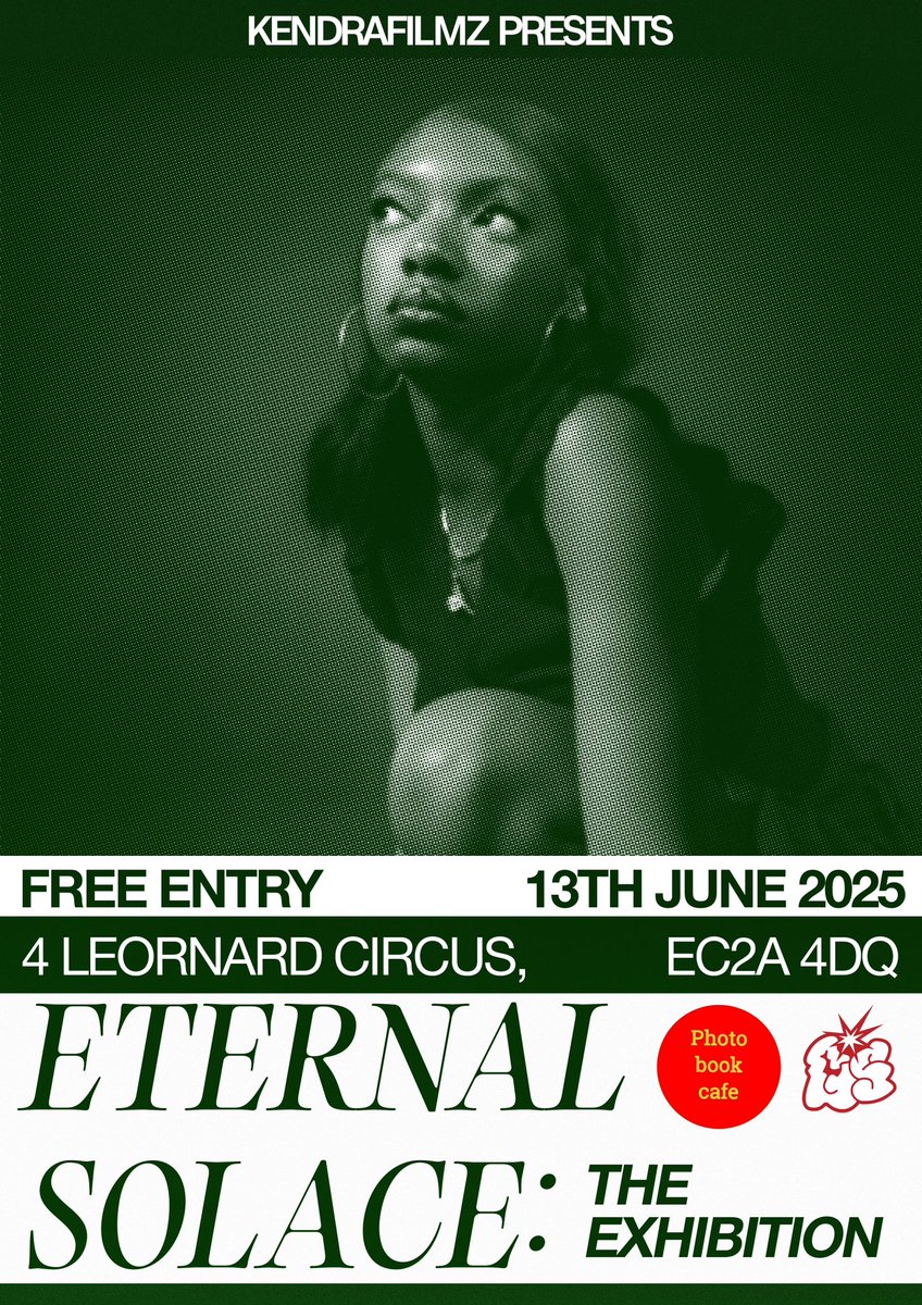 aaaaaaa my debut exhibition “ETERNAL SOLACE” 

thank u to everyone who’s been a part of the journey so far, this means more than life

JUNE 13TH, 3PM-8PM @ the photobook cafe
sponsored by my fave G*Stina

FREE ENTRY! tix link in my bio
10 prints of mine &amp; some unseen bits🌀