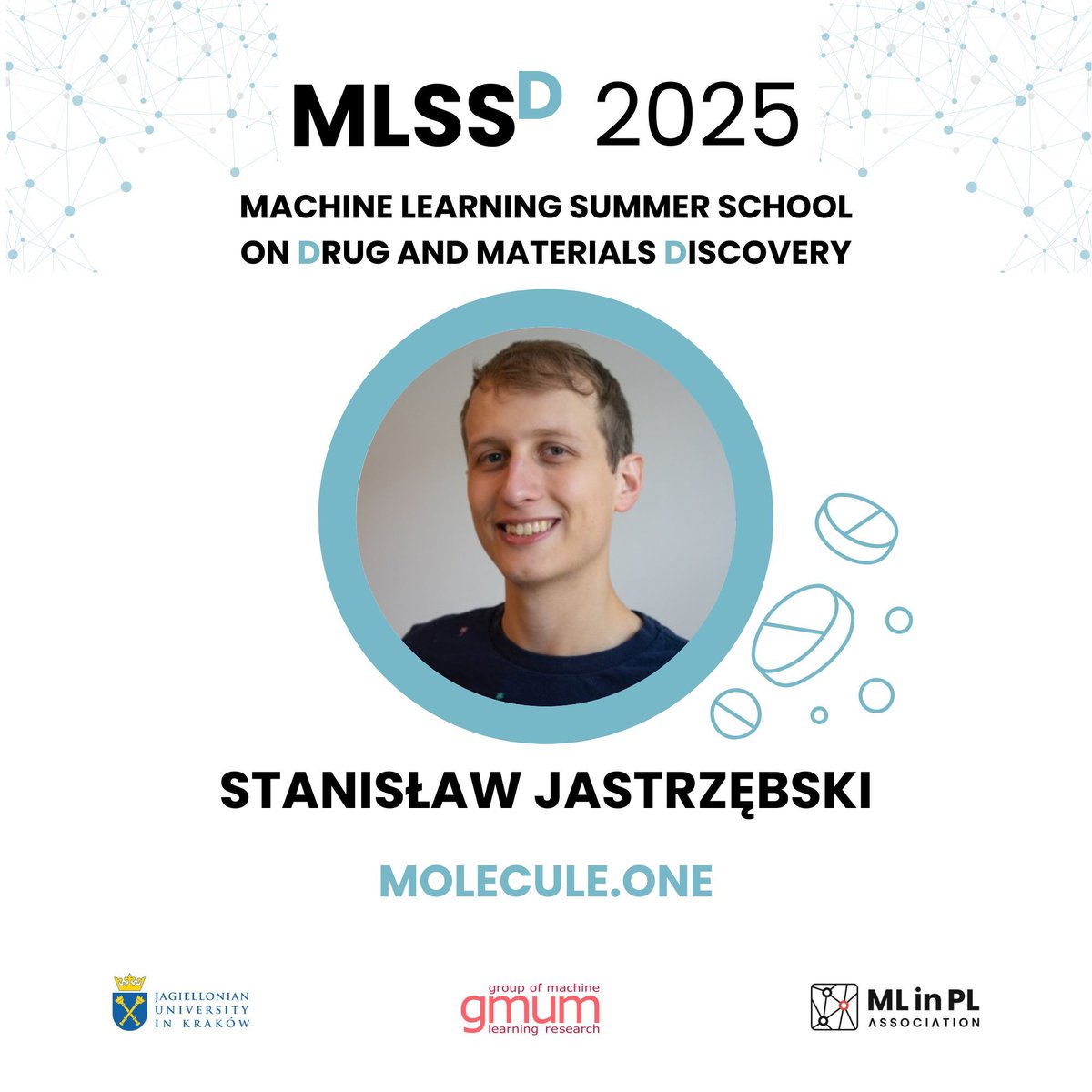 🎉 Surprise speaker reveal! 

As the final name on our agenda, this speaker brings the perfect close to the MLSS^D 2025 lineup.

🎤Stanisław Jastrzębski is the CTO and Chief Scientist at Molecule.one, a biotech startup revolutionizing drug discovery through deep