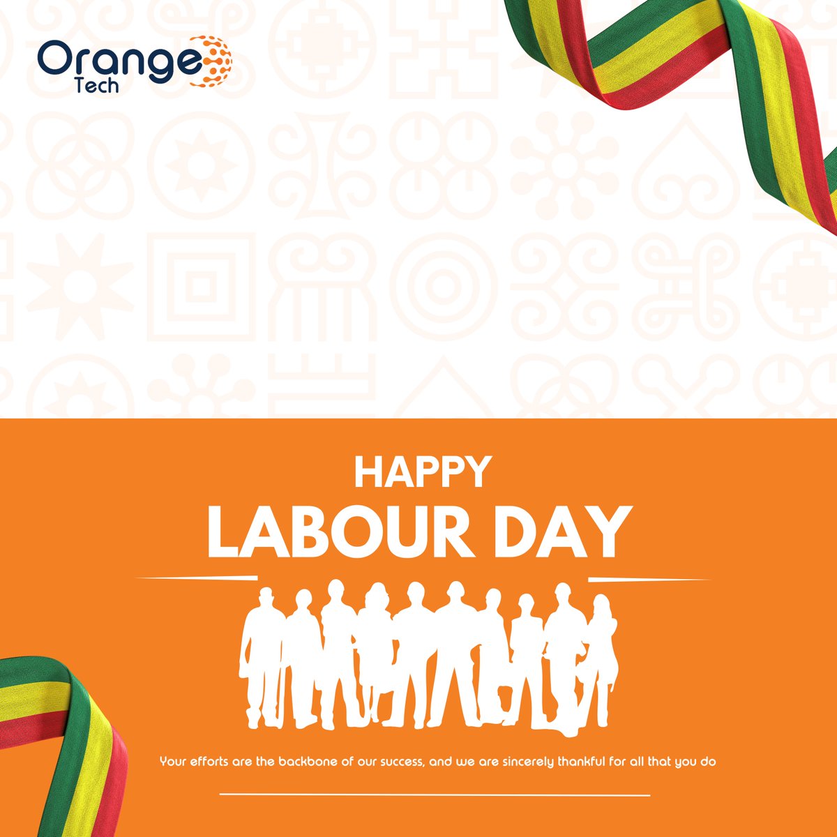 WeAreOrangeTech's tweet image. OrangeTech May Day Caption
Happy May Day from OrangeTech! 💼
Today, we celebrate the dedication, passion, and hard work that drives progress every day. To our team and workers across the nation—thank you for building the future with us.
#OrangeTech #MayDay2025#WorkforcePride