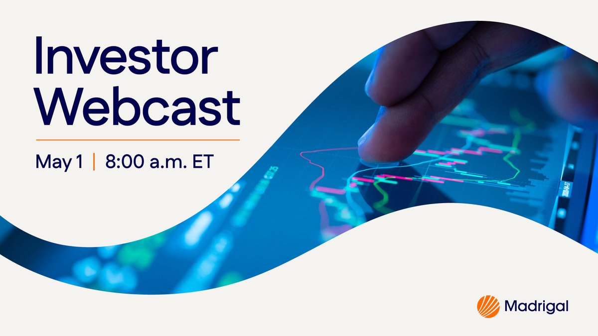Today, we’re reporting our Q1 #FinancialResults and providing corporate updates. We will host a conference call this morning at 8:00 a.m. ET. Learn more: bit.ly/4m15zfW $MDGL