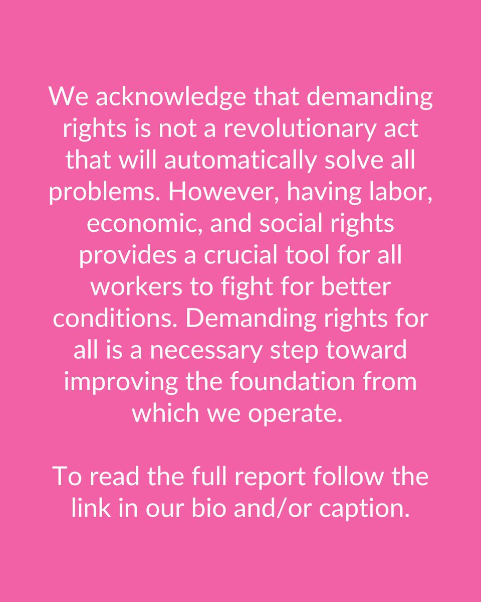 This proposal calls for the decriminalization of SW and its inclusion within labor and social security regulations. It suggests:

- Decriminalizing SW and its environment
- Recognizing SW as a legitimate profession
- Granting SWers access to economic, social, and labor rights
-