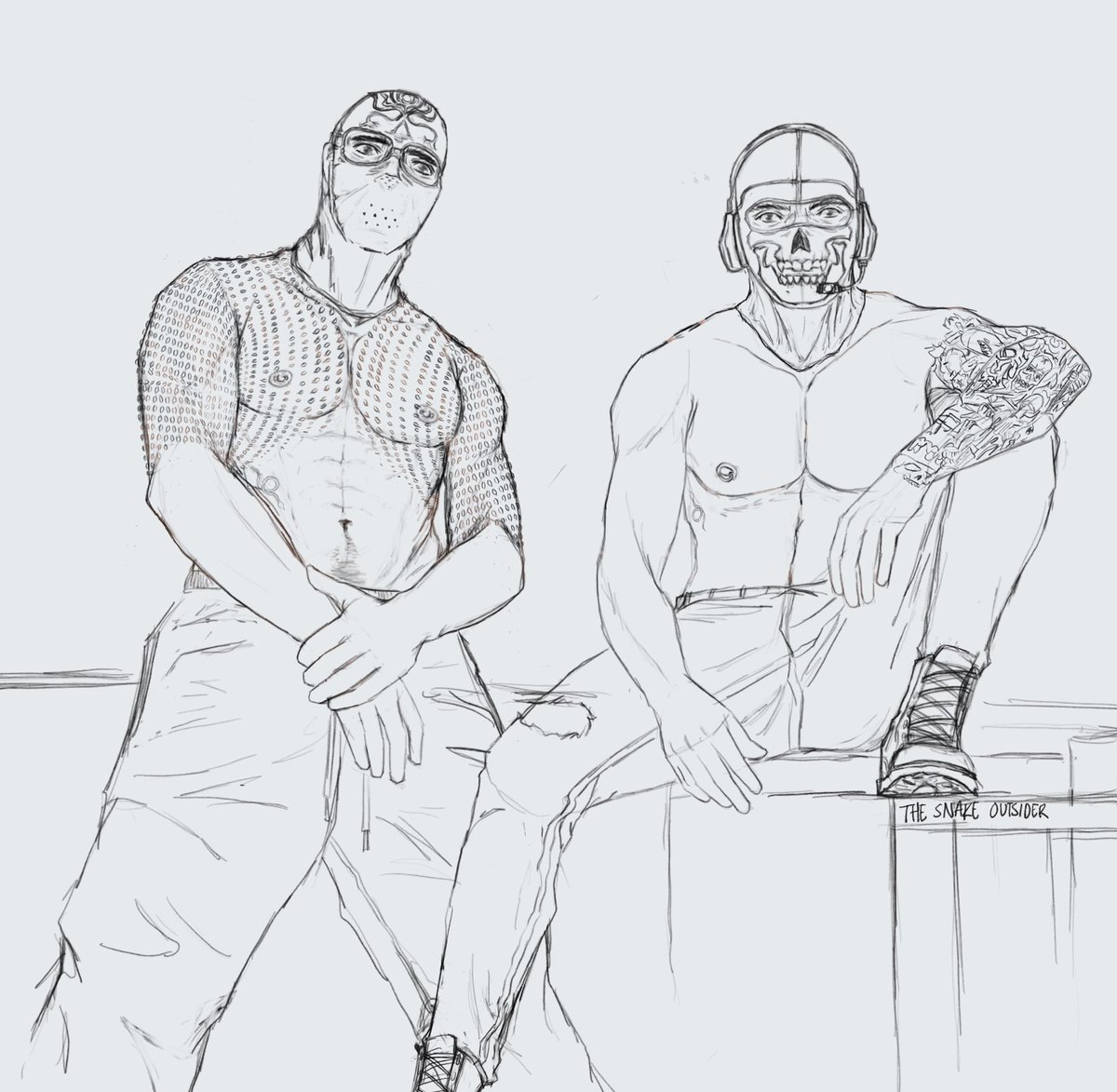 thesnakeoutsidr's tweet photo. This was one of my first ships in the fandom. I love them and that’s it. #MaceGhost https://t.co/g76vPm4zxu