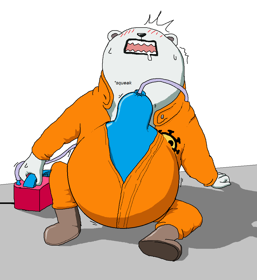 bepo's newly discovery
(heh... onesie's way too good for doing that)