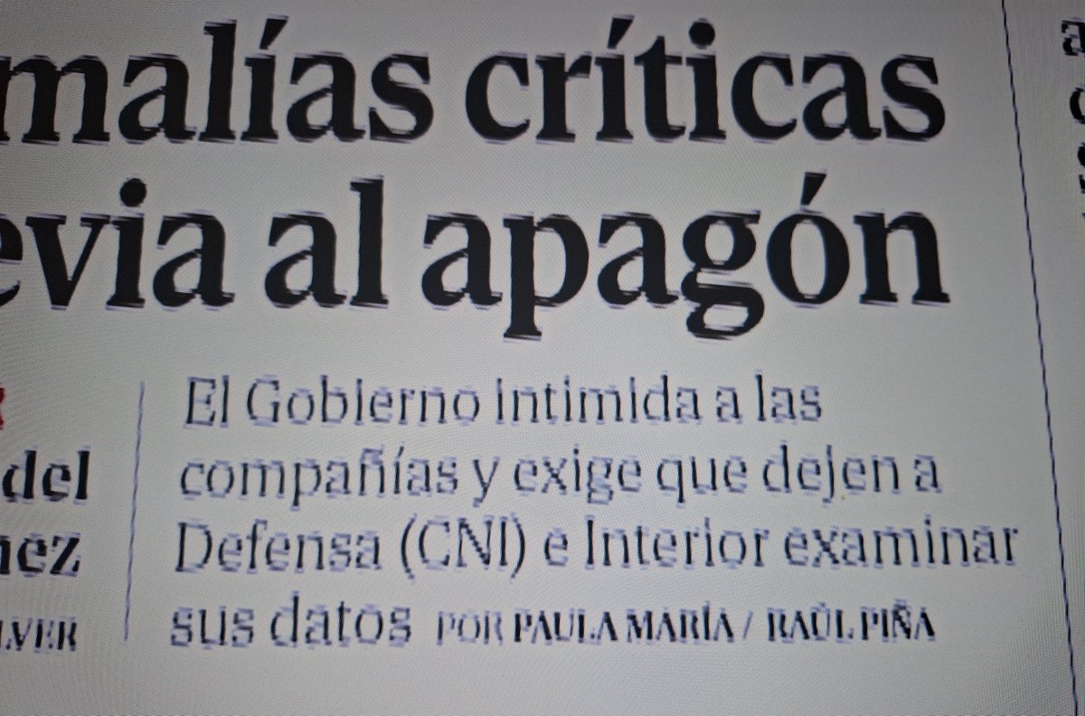 epesimo's tweet photo. El delincuente #Sánchez está desesperado por eludir la CULPA del #apagón y echársela a ciberataque d #Putin.
Creo q quiere q #CNI y corruptos del #CNP ENTREN en las Compañías eléctricas para PRECONSTITUIR PRUEBAS
#YoConMazon #ElCascabel4M #2MayoESP #LaNoche24h #LaHora1M https://t.co/3GTlY2vyZq