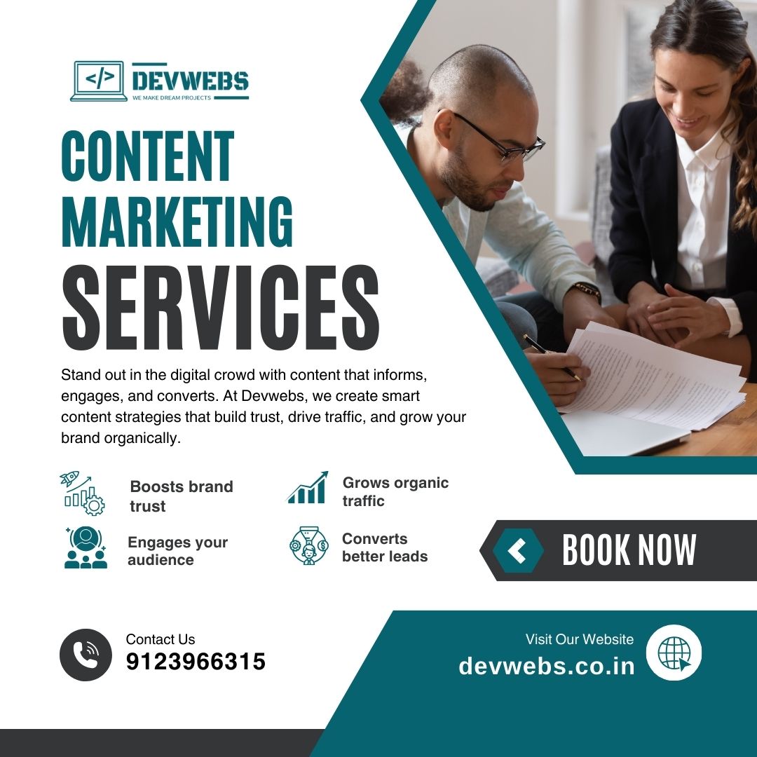 DevwebsS's tweet image. 📝 Great content = great business!

Boost your brand with Devwebs&apos;
 🔥 Content Marketing Services:

📞 9123966315
🌐 devwebs.co.in

#ContentMarketing #DigitalMarketing #SEOContent #Devwebs #MillionViews