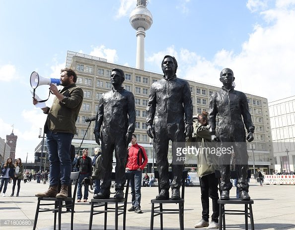 It was 1* May 2015 and it was at Alexanderplatz in Berlin, exactly 10 years ago I presented to the world. Assange is free, but freedom of expression and our right to know is constantly under attack.
The real enemy is always the truth.