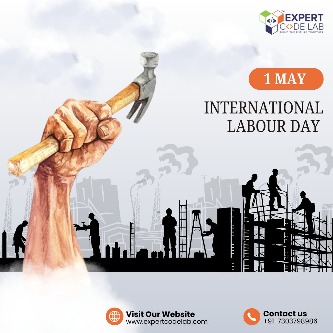 ExpertCodeLab's tweet photo. 𝐈𝐧𝐭𝐞𝐫𝐧𝐚𝐭𝐢𝐨𝐧𝐚𝐥 𝐋𝐚𝐛𝐨𝐮𝐫 𝐃𝐚𝐲 | 𝟏𝐬𝐭 𝐌𝐚𝐲

Contact us: +91-7303798986
Visit: https://t.co/KcavwtA34L

#ExpertCodeLab #InterNationalLabourDay #BuildTheFutureTogether #LeadGeneration #GoogleSearch #DigitalMarketingAgency #MobileAppSolutions #Noida https://t.co/1lj7uvQbtk