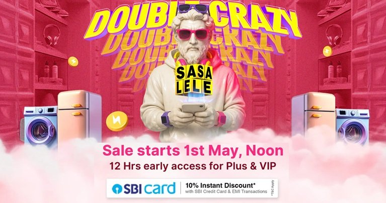 TechoMax's tweet image. 🚨 Flipkart&apos;s Big Saving Days Sale – Starts May 2! 

🛍️ Top Deals on phones:
📱 iPhone 14 Plus (128GB) – ₹59,999
📱 Motorola Edge 50 Pro – ₹27,999
📱 Redmi Note 13 Pro – ₹21,999
📱 OPPO Find N3 Flip – ₹49,999
📱 Realme P1 Pro – ₹19,999
#Flipkart
#Saleislive
#Flipkartsale